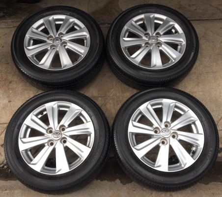 ล้อแม็ก Toyota Vios Yaris ขอบ 15 พร้อมยาง 185-60-15 ปี 13