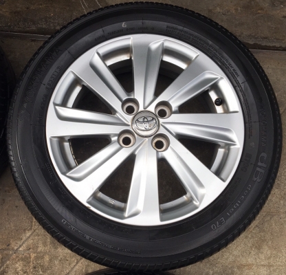 ล้อแม็ก Toyota Vios Yaris ขอบ 15 พร้อมยาง 185-60-15 ปี 13