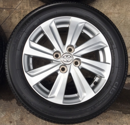 ล้อแม็ก Toyota Vios Yaris ขอบ 15 พร้อมยาง 185-60-15 ปี 13