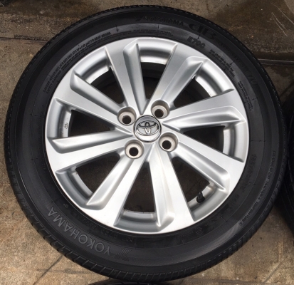 ล้อแม็ก Toyota Vios Yaris ขอบ 15 พร้อมยาง 185-60-15 ปี 13