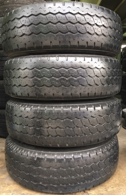 ล้อแม็ก ISUZU D-MAX Platinum สีเทาดำ ขอบ 15 พร้อมยาง 215-70-15 Bridgestone ปี 11