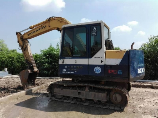 ขาย 395,000 บาท KOMATSU PC60-6 เครื่องดี ปั้มแรง โช่หนา. เอวแน่น ไฟฟ้าครบ เอกสารชื้อขาย   รถอยู่ จ.นครปฐม โทร&amp;ไอดีไลน์ 0610710295