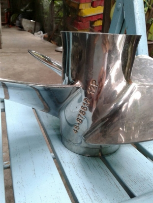 ขายใบพัดเรือ Mercury Trophy Sport 4 Blatt 10,625 x 12