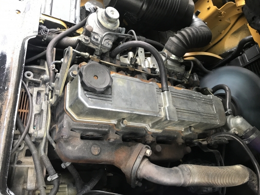 รถยก 2.5 ตัน เสาสูง 7 เมตร ล้อหน้าคู่ เครื่องดีเซล เกียร์ออโต้****375,000****