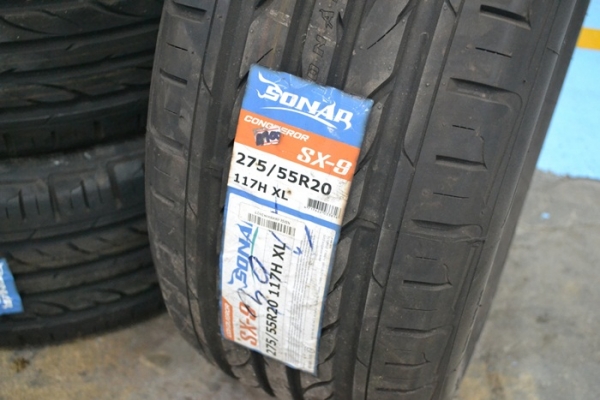 SONAR SX-9 275/55R20 ปี15 เส้นละ 2,500 บาท SONAR SX-9 275/55R20 ปี15 เส้นละ 2,500 บาท
