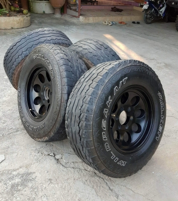 ขายล้อหยดน้ำ 16x8 ออฟ 0 พร้อมยาง AT 265/70/16