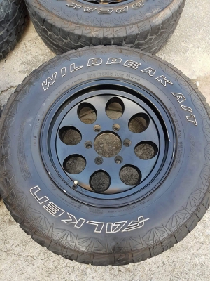 ขายล้อหยดน้ำ 16x8 ออฟ 0 พร้อมยาง AT 265/70/16
