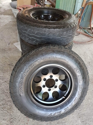 ขายล้อหยดน้ำ 16x8 ออฟ 0 พร้อมยาง AT 265/70/16