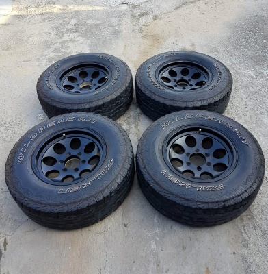 ขายล้อหยดน้ำ 16x8 ออฟ 0 พร้อมยาง AT 265/70/16