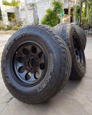 ขายล้อหยดน้ำ 16x8 ออฟ 0 พร้อมยาง AT 265/70/16