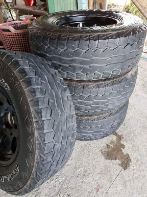 ขายล้อหยดน้ำ 16x8 ออฟ 0 พร้อมยาง AT 265/70/16