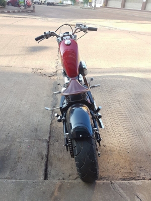 ขายแลกเทิร์นคับ HONDA STEED400 แต่งBOBBER ถังSPORTER สีสวย โครเมี่ยมเงา ท่อแต่ง ล้อโต เบาะสปริง อินว