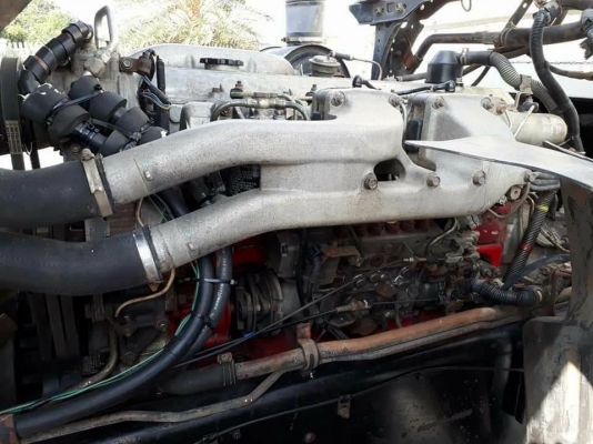 Hino 320 แรง ปี 47 แม่เดี่ยวกระบะดัมพ์สามมิตร ทะเบียนพร้อม