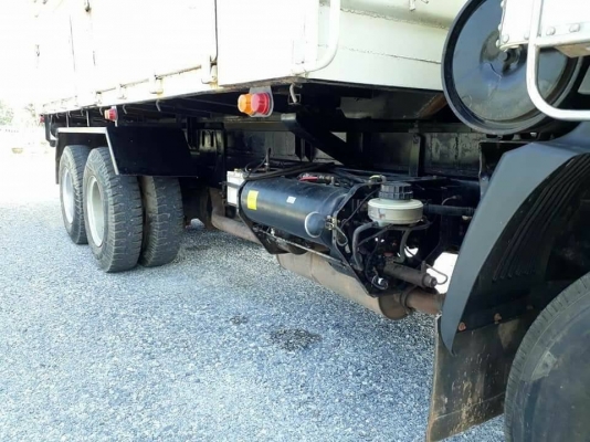 Hino 320 แรง ปี 47 แม่เดี่ยวกระบะดัมพ์สามมิตร ทะเบียนพร้อม