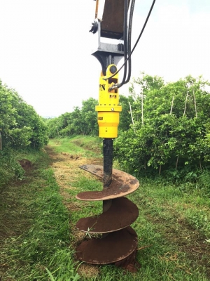 WIN มอเตอร์สว่านเจาะดินของใหม่ นำเข้า  ติดรถขุด รถสว่าน ได้ทุกรุ่น!!