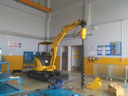 WIN มอเตอร์สว่านเจาะดินของใหม่ นำเข้า  ติดรถขุด รถสว่าน ได้ทุกรุ่น!!