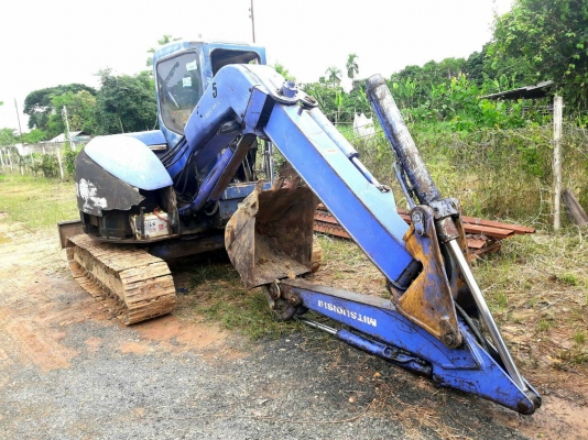 ขายรถแบคโฮ mitsubishi mm55sr