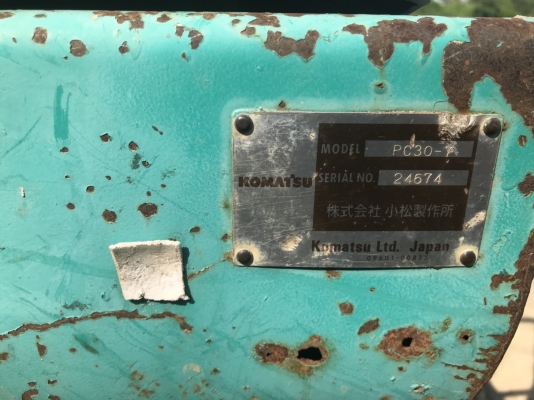 ขายด่วน รถแม็กโค pc30 โคมัสสุ/7 ไฟฟ้า สภาพพร้อมใช้ เอกสาร ทะเบียน ขาย230000