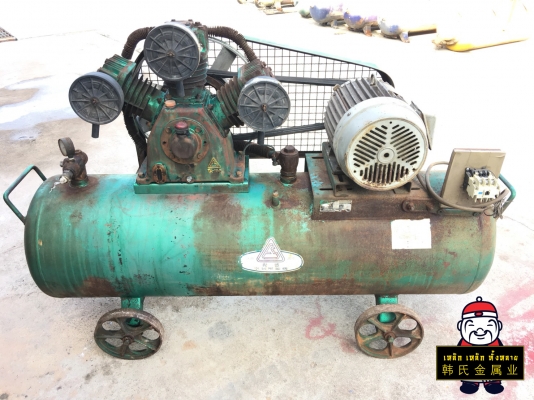 ปั๊มลมฟูเช็ง TA-100 10 แรง ถังลม 304 ลิตร พร้อมใช้งาน