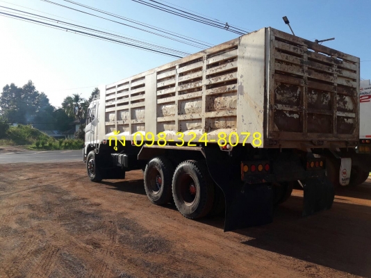 Hino เครื่อง 260 แรง ปี 47 แม่เดี่ยวกระบะดัมพ์ ทะเบียนพร้อม