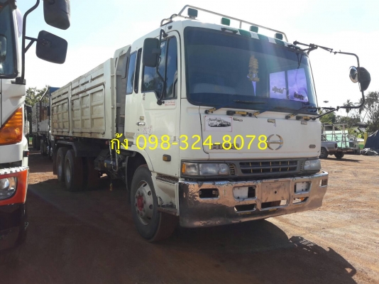 Hino 260 วางเครื่อง P11-320 แรง หัวโปรเฟีย แม่เดี่ยวกระบะดัมพ์ มีระบบลากพ่วง ทะเบียนพร้อม