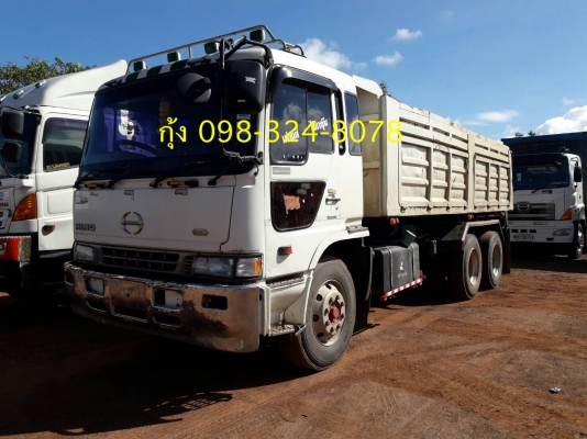 Hino 260 วางเครื่อง P11-320 แรง หัวโปรเฟีย แม่เดี่ยวกระบะดัมพ์ มีระบบลากพ่วง ทะเบียนพร้อม