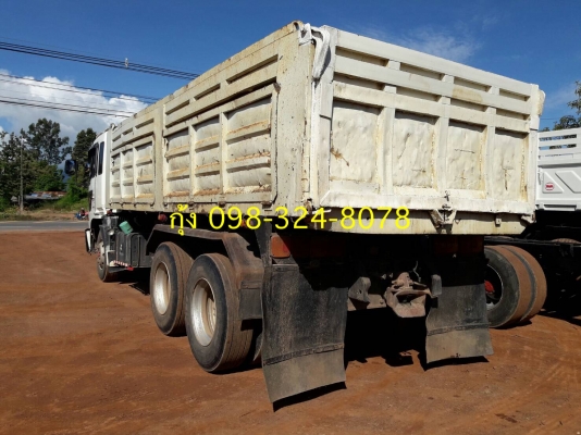 Hino 260 วางเครื่อง P11-320 แรง หัวโปรเฟีย แม่เดี่ยวกระบะดัมพ์ มีระบบลากพ่วง ทะเบียนพร้อม