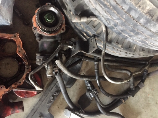 ฝาหน้า+ปั้มลม wo4d พร้อมแป๊ปลม