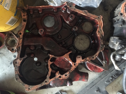 ฝาหน้า+ปั้มลม wo4d พร้อมแป๊ปลม