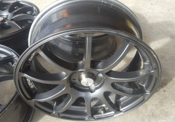 ล้อขอบ17 RS ADVAN พร้อมยางใหม่205/45/17 ปี17  4 ล้อ