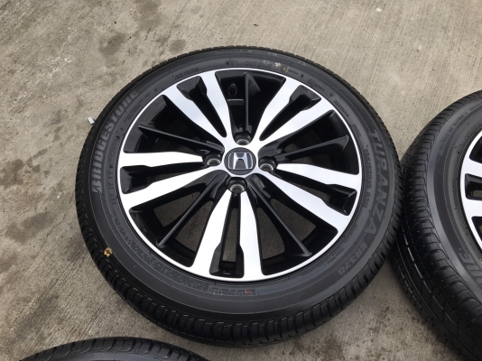 ล้อแม็กพร้อมยาง Honda Jazz GK ตัวท๊อป 4 รู100 ขอบ16 ใหม่ยกห้าง