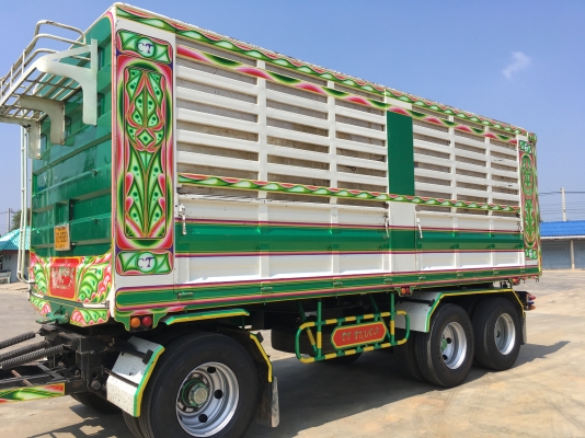 ขายด่วนรถพ่วงดั้ม 344แรง ปี56 ท่อสั้นตัวS ใส่ของได้30.5ตัน สภาพสวยๆพร้อมใช้งาน