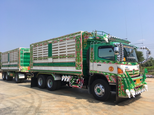 ขายด่วนรถพ่วงดั้ม 344แรง ปี56 ท่อสั้นตัวS ใส่ของได้30.5ตัน สภาพสวยๆพร้อมใช้งาน