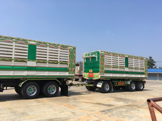 ขายด่วนรถพ่วงดั้ม 344แรง ปี56 ท่อสั้นตัวS ใส่ของได้30.5ตัน สภาพสวยๆพร้อมใช้งาน