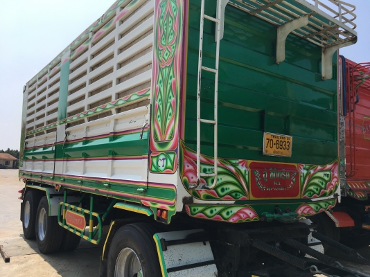 ขายด่วนรถพ่วงดั้ม 344แรง ปี56 ท่อสั้นตัวS ใส่ของได้30.5ตัน สภาพสวยๆพร้อมใช้งาน