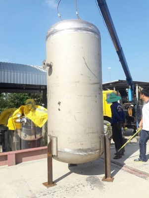 ถังพักลมสแตนเลส 2,500 ลิตร