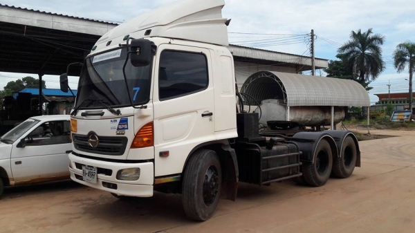Hino 260 แรง ปี 49 พร้อมหางเซมิดัมพ์ 3 เพลา 9.20 เมตร พร้อมใช้งาน