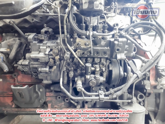 เครื่องสภาพสวยๆ สดๆ ISUZU 6HE Turbo intercooler 260แรงม้า เครื่องนอกรับประกัน เสื้อ ข้อ ฝา
