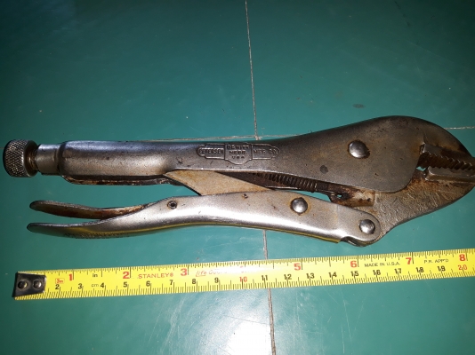 ขายคีมล็อกVISE GIRP 10R MADE IN USA. รุ่น3แถว มือสองสภาพดี