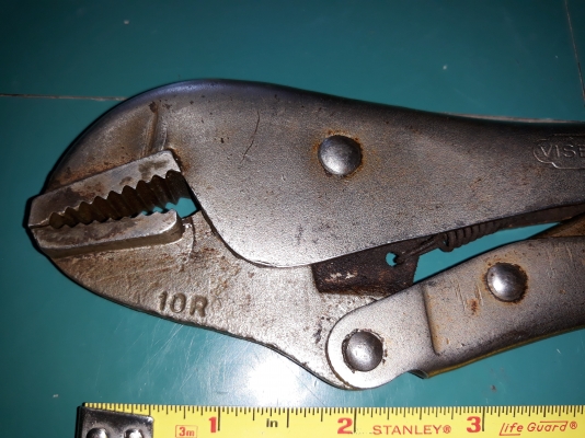 ขายคีมล็อกVISE GIRP 10R MADE IN USA. รุ่น3แถว มือสองสภาพดี