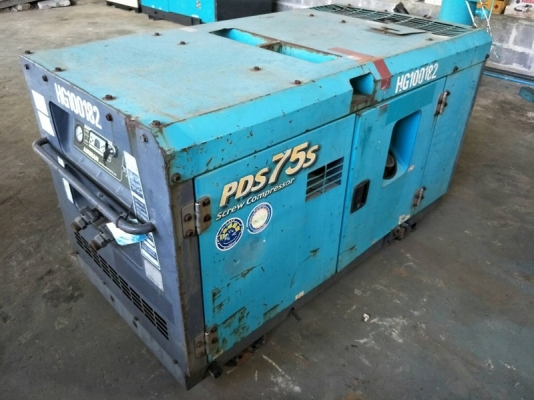 PDS75S #เครื่องปั๊มลม Airman มือสอง ขนาด 7 bar 75cfm. นำเข้าจากญี่ปุ่น by OEK