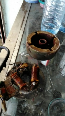 ชุดจานไฟพร้อมแม่เหล็ก