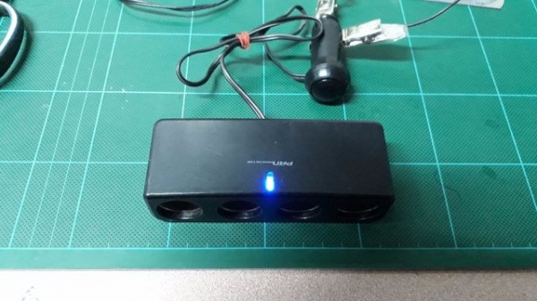 ช่องต่อพ่วงไฟที่จุดบุหรี่ แบบ4ช่อง PAN PROCASTER