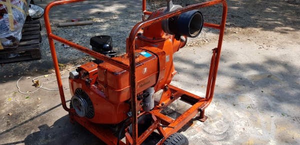 ปั้มน้ำ 6 x 6 นิ้ว 15 แรง 2 สูบ สตาร์ท 2 ระบบ รหัสสินค้า C3 - 23