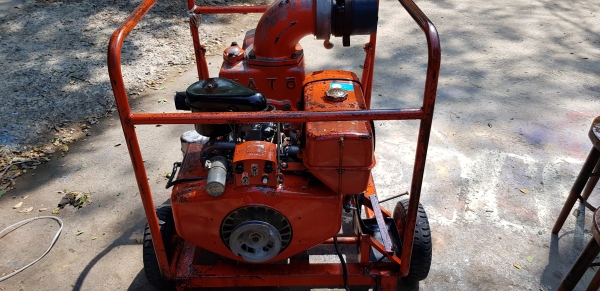 ปั้มน้ำ 6 x 6 นิ้ว 15 แรง 2 สูบ สตาร์ท 2 ระบบ รหัสสินค้า C3 - 23