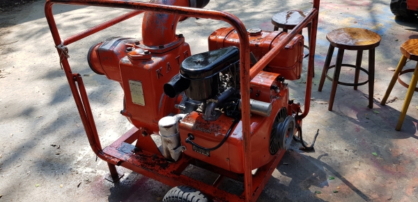 ปั้มน้ำ 6 x 6 นิ้ว 15 แรง 2 สูบ สตาร์ท 2 ระบบ รหัสสินค้า C3 - 23