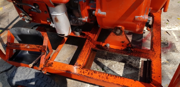 ปั้มน้ำ 6 x 6 นิ้ว 15 แรง 2 สูบ สตาร์ท 2 ระบบ รหัสสินค้า C3 - 23