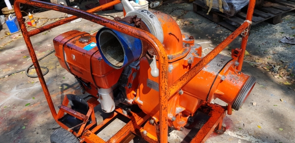 ปั้มน้ำ 6 x 6 นิ้ว 15 แรง 2 สูบ สตาร์ท 2 ระบบ รหัสสินค้า C3 - 23