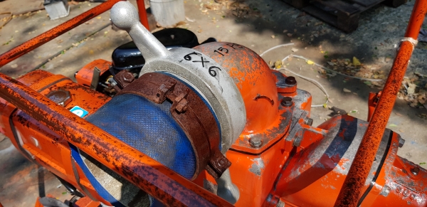 ปั้มน้ำ 6 x 6 นิ้ว 15 แรง 2 สูบ สตาร์ท 2 ระบบ รหัสสินค้า C3 - 23