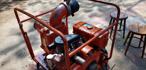 ปั้มน้ำ 6 x 6 นิ้ว 15 แรง 2 สูบ สตาร์ท 2 ระบบ รหัสสินค้า C3 - 23